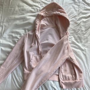 Brandy Melville “Crystal Hoodie” Light Pink
